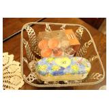 Assorted Glassware, Candles Etc