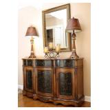 Beautiful Entry Entertaining Buffet Hand-Painted Cupboard…