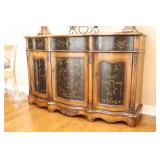 Beautiful Entry Entertaining Buffet Hand-Painted Cupboard…