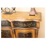 Beautiful Entry Entertaining Buffet Hand-Painted Cupboard…