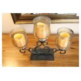 Three-Candle Centerpiece Candelabra