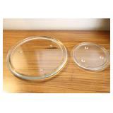 Home DeCor Heavy Glass Decorative Candle Holder, Platters Etc