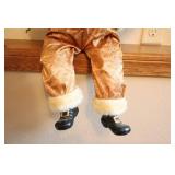 Holiday DeCor Father Christmas Santa Gold Copper Tones…