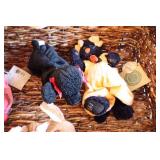 Basket Full of Stuffed Animals