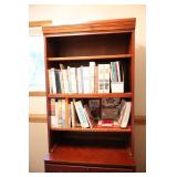 A-America Locking Two-Drawer Wood File Cabinet Bookcase Adjustable Shelving Section…