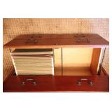 A-America Locking Two-Drawer Wood File Cabinet Bookcase Adjustable Shelving Section…