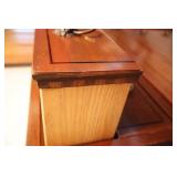 Vintage RWay Tallboy Dresser Six-Drawer Chest on Rollers