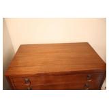 Vintage RWay Tallboy Dresser Six-Drawer Chest on Rollers