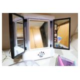 Beaty Supplies…Hot Rollers, Lighted Makeup Mirror, Curling Iron Etc