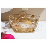 Vintage Milk Glass Pedestal Cake Server Platter Etc