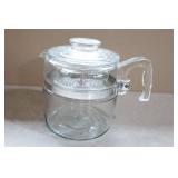 Vintage Pyrex Flameware Stove Top Percolator #7759 6 to 9 Cups 1950-60s…