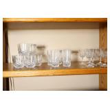 Beautiful Diamond-Cut Styled Crystal Drink Ware