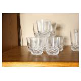 Beautiful Diamond-Cut Styled Crystal Drink Ware