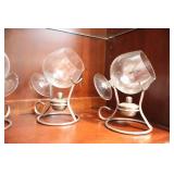 Vintage Brandy Warmer Set