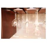 Frosted Art Deco Crystal Stemware Etc