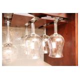 Frosted Art Deco Crystal Stemware Etc