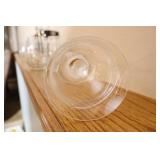 Frosted Art Deco Crystal Stemware Etc