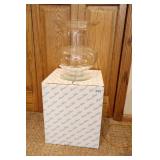 Princess house crystal, large vase, candle holder