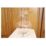 Princess house crystal, large vase, candle holder