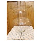 Princess house crystal, large vase, candle holder