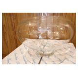 Princess house crystal, large vase, candle holder
