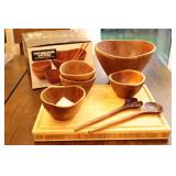 Kitchen Accessories…Winsome Wood 7-Piece Teak Salad Serving Bowl Set…
