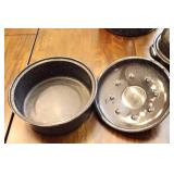 Kitchen Accessories…Graniteware Covered Canner Roaster Handled Oven-Ware…