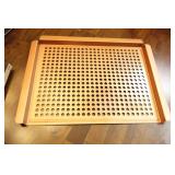 Kitchen Accessories…Copper Perforated Baking Pan, Pampered Chef Deluxe Mini-Muffin Pan, Pie Shield Etc