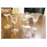 Collectible Stemware…Cut Crystal Etc