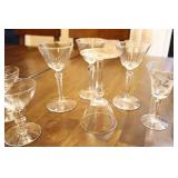 Collectible Stemware…Cut Crystal Etc
