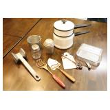 Vintage Kitchen Utensils Etc