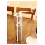 Kitchen Accessories…Stainless Steel Busy Bee Coffee, Birletti Hand Grinder, Salt and Pepper Etc