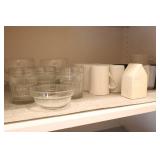 Assorted Glassware, Serving Dishes, Coffee Cups Etc.