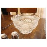 Vintage Wexford By Anchor Hocking Ice Bucket, Bowl, Salt & Pepper Shakers