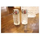 Vintage Wexford By Anchor Hocking Ice Bucket, Bowl, Salt & Pepper Shakers