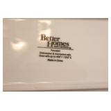 Ceramic Serving Platters, Wicker Bread Bun Basket Etc