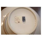 Vintage 1950’s Amari Arita-Style Japanese Fan Pedestal Cake Server, Carrot Cracker Bowl Etc