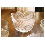 Crystal and Glass Serving Bowls