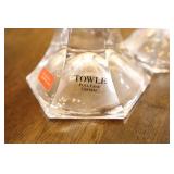 Towel Full Lead Crystal Candle Holders, Covered Butter Dish Etc