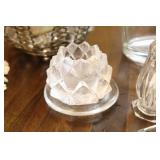 Assorted Glassware, Candles Etc