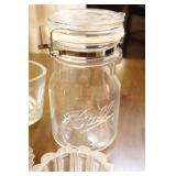 Assorted Glassware, Candles Etc