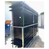 Powder Coated Galvanized Steel Fence with Posts - 200 ft