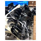 9pc Excavator Attachment Set /