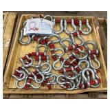 Assorted Screw Pin Anchor Shackles