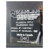 KANLAN RTV SWEEPER ATTACHMENT
