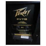 PEAVEY SPEAKERS AND FLOOR MONITOR