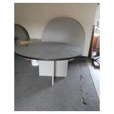 ROUND GRAY LAMINATE TABLES