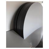 ROUND GRAY LAMINATE TABLES