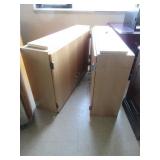 SOLID MAPLE WALL MOUNT CABINETS WITH KEYS