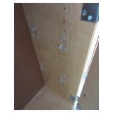 SOLID MAPLE WALL MOUNT CABINETS WITH KEYS